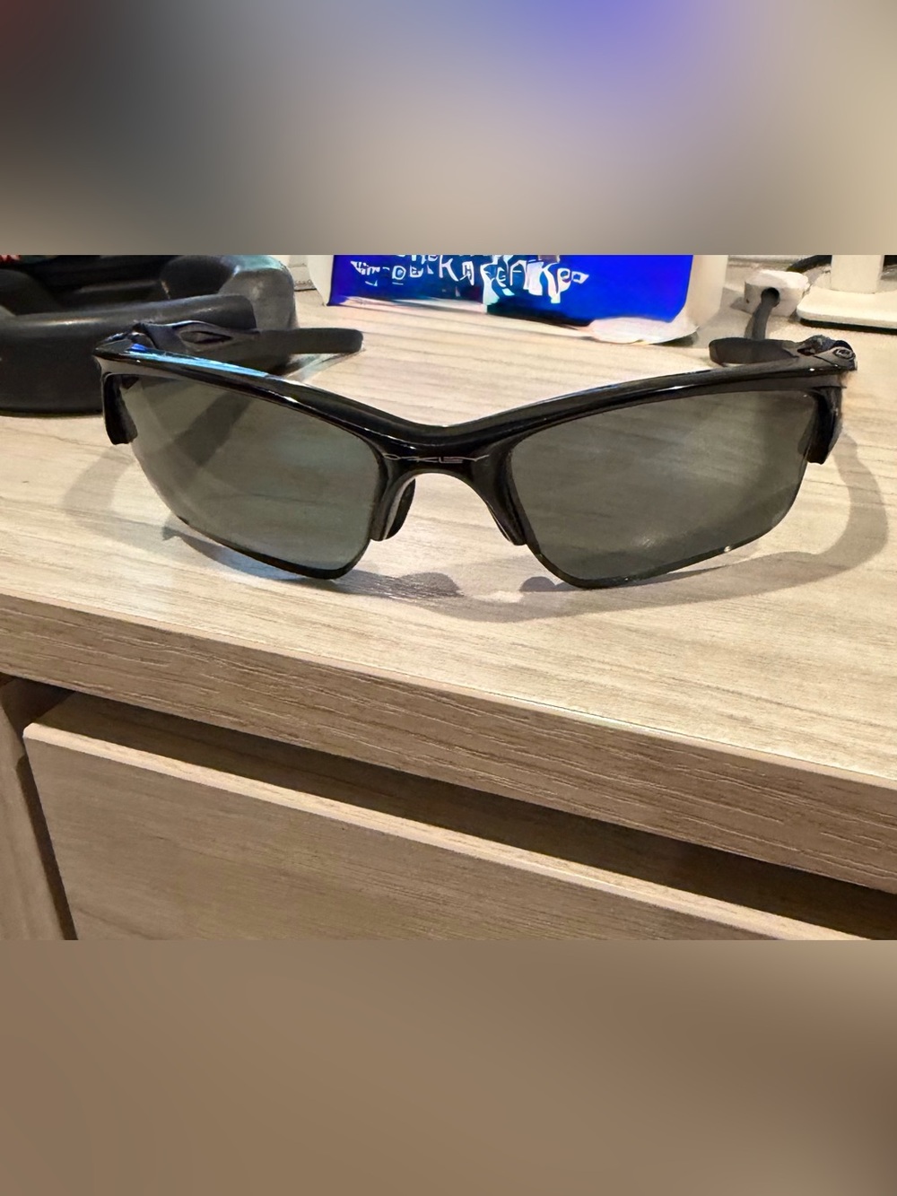 Oakley Black Polarized Sport Sunglasses